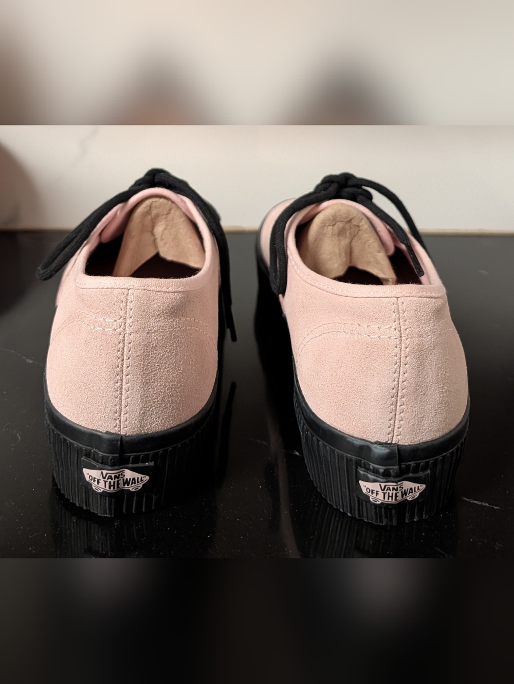 Vans Authentic Platform 2.0 'Embossed - Chalk Pink' Sneakers Size 10 Used Exc - Picture 10 of 13
